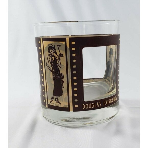 Roaring Twenties Houze Art Film Star Whiskey Glasses Cocktail Barware Vintage - Picture 11 of 12